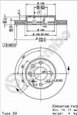 BREMBO 09.8635.10 купить в Украине по выгодным ценам от компании ULC