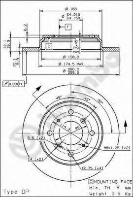 BREMBO 08.9139.10 купить в Украине по выгодным ценам от компании ULC