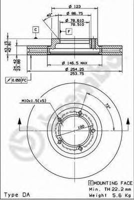 BREMBO 09.6967.14 купить в Украине по выгодным ценам от компании ULC