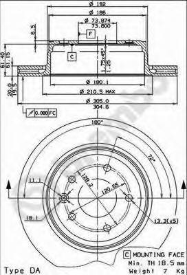 BREMBO 09.7217.21 купить в Украине по выгодным ценам от компании ULC