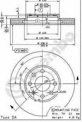 BREMBO 09.7628.11 купити в Україні за вигідними цінами від компанії ULC