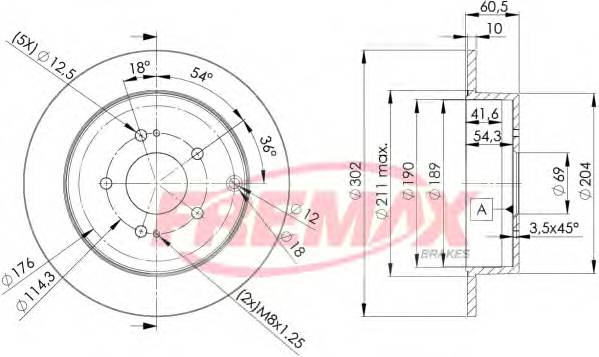 FREMAX BD-7032 купити в Україні за вигідними цінами від компанії ULC