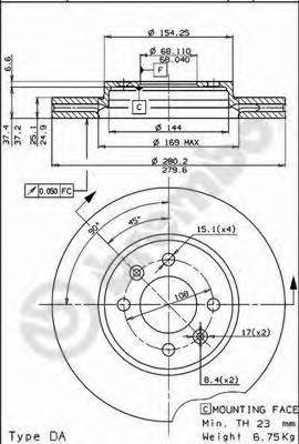 BREMBO 09.5221.10 купить в Украине по выгодным ценам от компании ULC