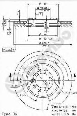 BREMBO 09.7629.10 купить в Украине по выгодным ценам от компании ULC