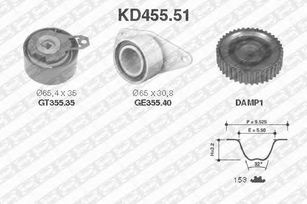 SNR KD455.51 купити в Україні за вигідними цінами від компанії ULC