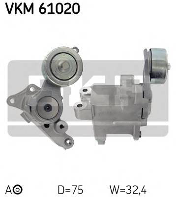 SKF VKM 61020 купити в Україні за вигідними цінами від компанії ULC
