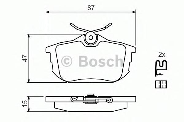 BOSCH 0 986 424 427 купити в Україні за вигідними цінами від компанії ULC