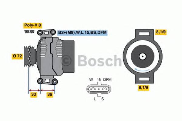 BOSCH 0 124 655 007 купить в Украине по выгодным ценам от компании ULC