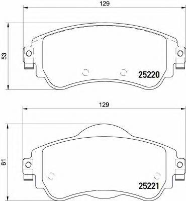 BREMBO P61 105 купить в Украине по выгодным ценам от компании ULC