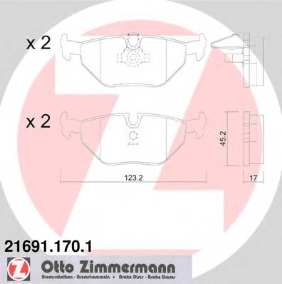 ZIMMERMANN 21691.170.1 купити в Україні за вигідними цінами від компанії ULC