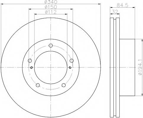 HELLA 8DD 355 116-551 купити в Україні за вигідними цінами від компанії ULC