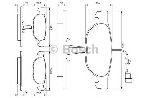 BOSCH 0 986 424 246 купити в Україні за вигідними цінами від компанії ULC