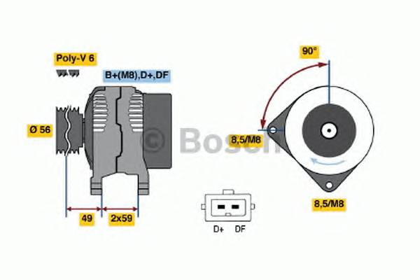 BOSCH 0 986 040 970 купить в Украине по выгодным ценам от компании ULC