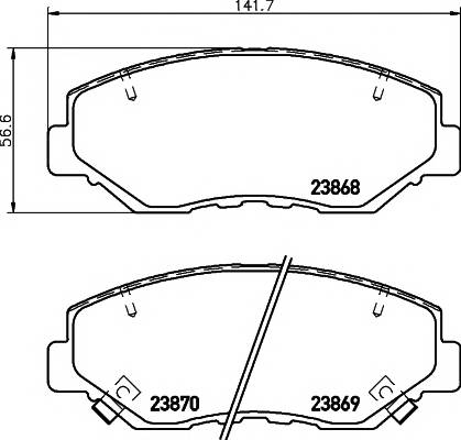 TEXTAR 2386801 купити в Україні за вигідними цінами від компанії ULC