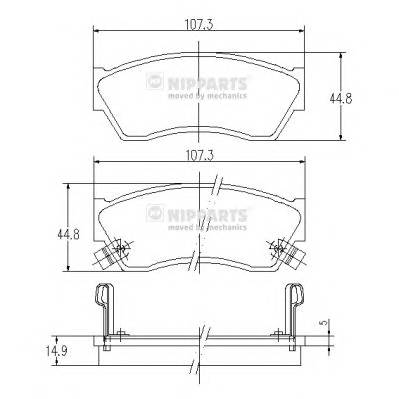 NIPPARTS J3608005 купить в Украине по выгодным ценам от компании ULC