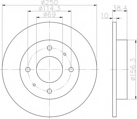 HELLA 8DD 355 111-531 купити в Україні за вигідними цінами від компанії ULC