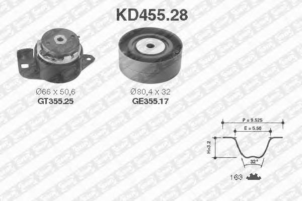 SNR KD455.28 купити в Україні за вигідними цінами від компанії ULC