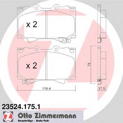 ZIMMERMANN 23524.175.1 купити в Україні за вигідними цінами від компанії ULC