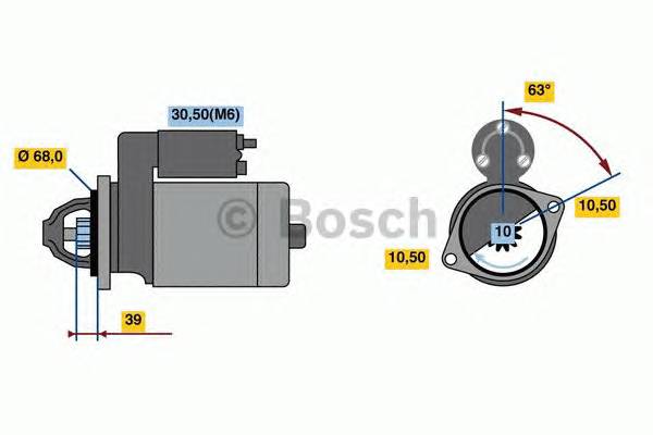 BOSCH 0 001 108 441 купити в Україні за вигідними цінами від компанії ULC