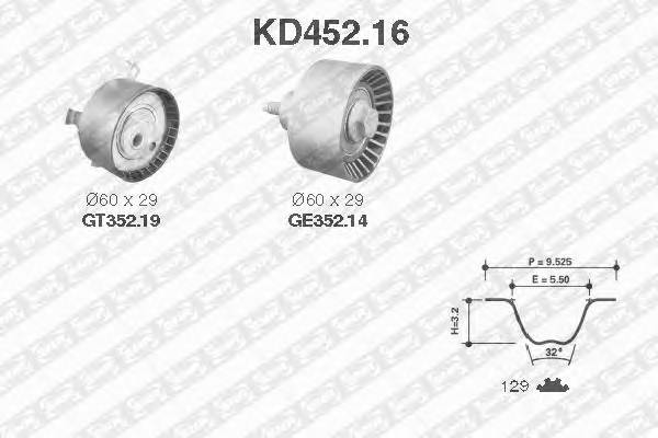 SNR KD452.16 купити в Україні за вигідними цінами від компанії ULC