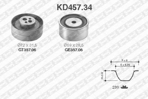 SNR KD457.34 купити в Україні за вигідними цінами від компанії ULC