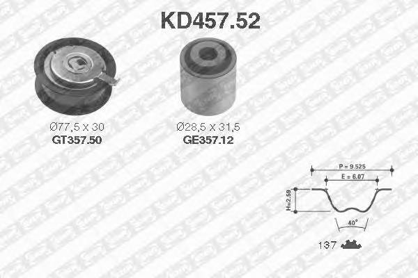 SNR KD457.52 купити в Україні за вигідними цінами від компанії ULC