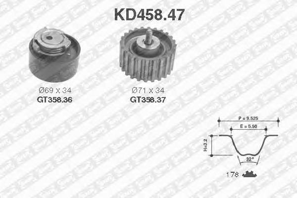 SNR KD458.47 купити в Україні за вигідними цінами від компанії ULC