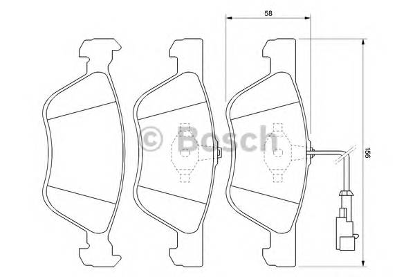 BOSCH 0 986 424 578 купити в Україні за вигідними цінами від компанії ULC