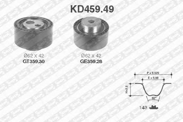 SNR KD459.49 купити в Україні за вигідними цінами від компанії ULC
