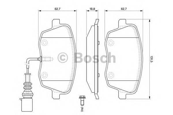 BOSCH 0 986 494 105 купити в Україні за вигідними цінами від компанії ULC