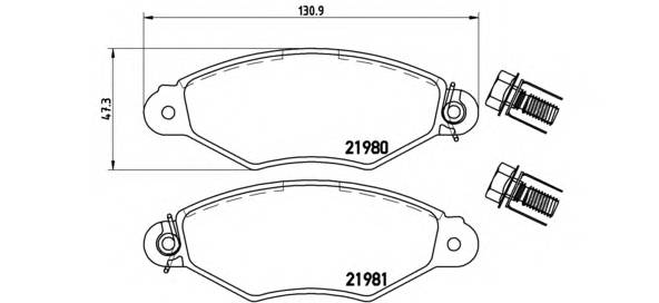 BREMBO P 61 098 купить в Украине по выгодным ценам от компании ULC