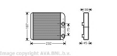 AVA QUALITY COOLING VO6129 купити в Україні за вигідними цінами від компанії ULC