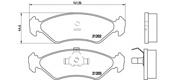 BREMBO P 24 028 купити в Україні за вигідними цінами від компанії ULC