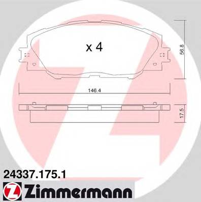 ZIMMERMANN 24337.175.1 купить в Украине по выгодным ценам от компании ULC