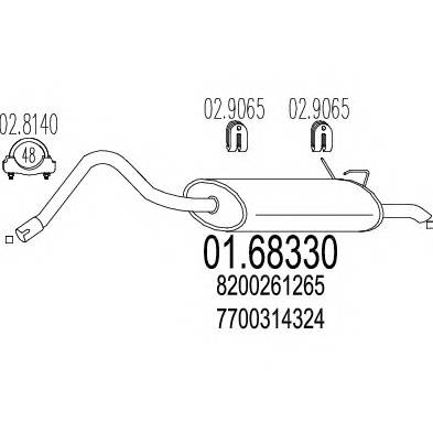 MTS 01.68330 купити в Україні за вигідними цінами від компанії ULC