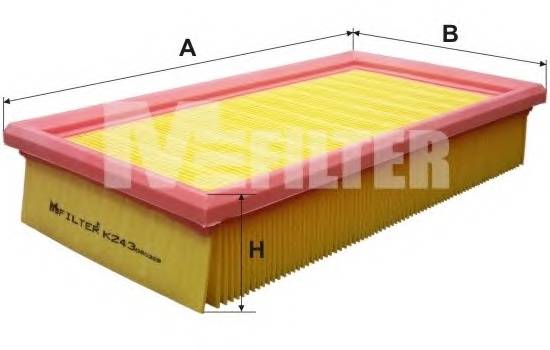 MFILTER K243 купити в Україні за вигідними цінами від компанії ULC