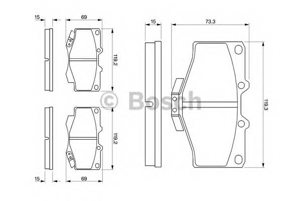 BOSCH 0 986 424 268 купити в Україні за вигідними цінами від компанії ULC