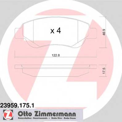 ZIMMERMANN 23959.175.1 купити в Україні за вигідними цінами від компанії ULC