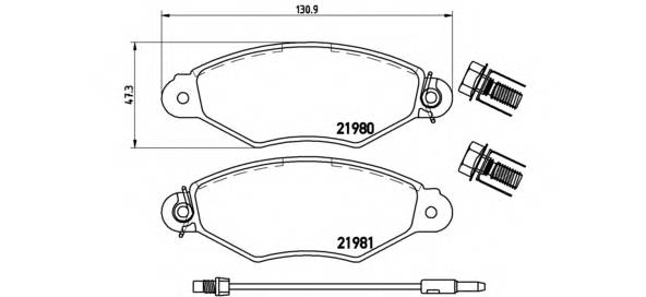 BREMBO P 68 042 купить в Украине по выгодным ценам от компании ULC