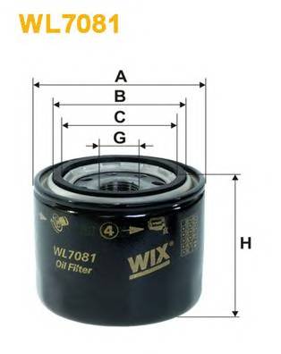 WIX FILTERS WL7081 купити в Україні за вигідними цінами від компанії ULC