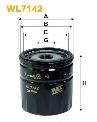 WIX FILTERS WL7142 купити в Україні за вигідними цінами від компанії ULC