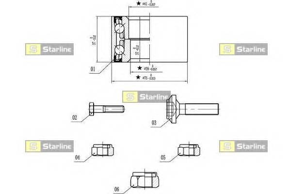 STARLINE LO01355 купити в Україні за вигідними цінами від компанії ULC