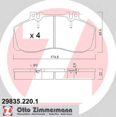 ZIMMERMANN 29835.220.1 купити в Україні за вигідними цінами від компанії ULC