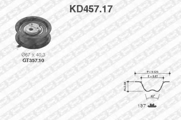 SNR KD457.17 купити в Україні за вигідними цінами від компанії ULC