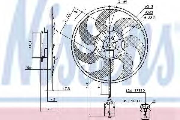 NISSENS 85754 купить в Украине по выгодным ценам от компании ULC