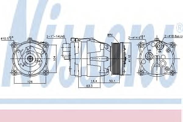 NISSENS 89048 купить в Украине по выгодным ценам от компании ULC