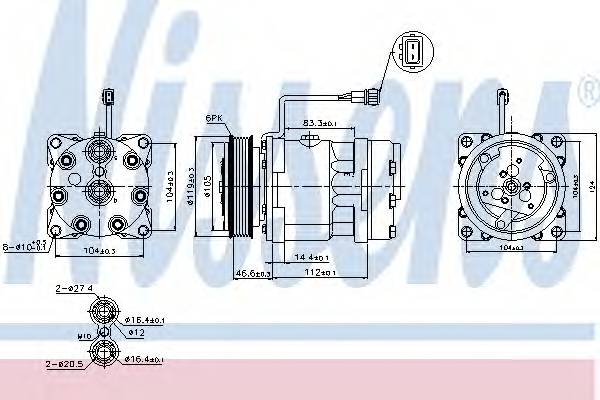 NISSENS 89083 купити в Україні за вигідними цінами від компанії ULC