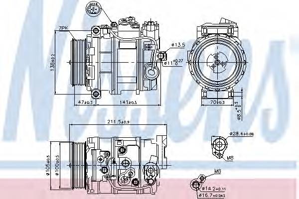 NISSENS 89090 купити в Україні за вигідними цінами від компанії ULC