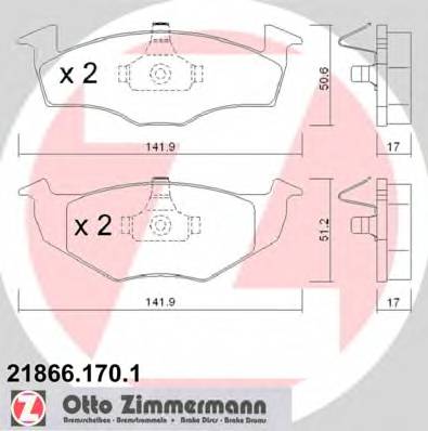 ZIMMERMANN 21866.170.1 купити в Україні за вигідними цінами від компанії ULC