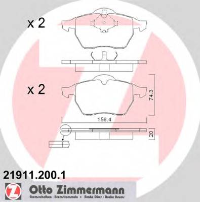 ZIMMERMANN 21911.200.1 купити в Україні за вигідними цінами від компанії ULC